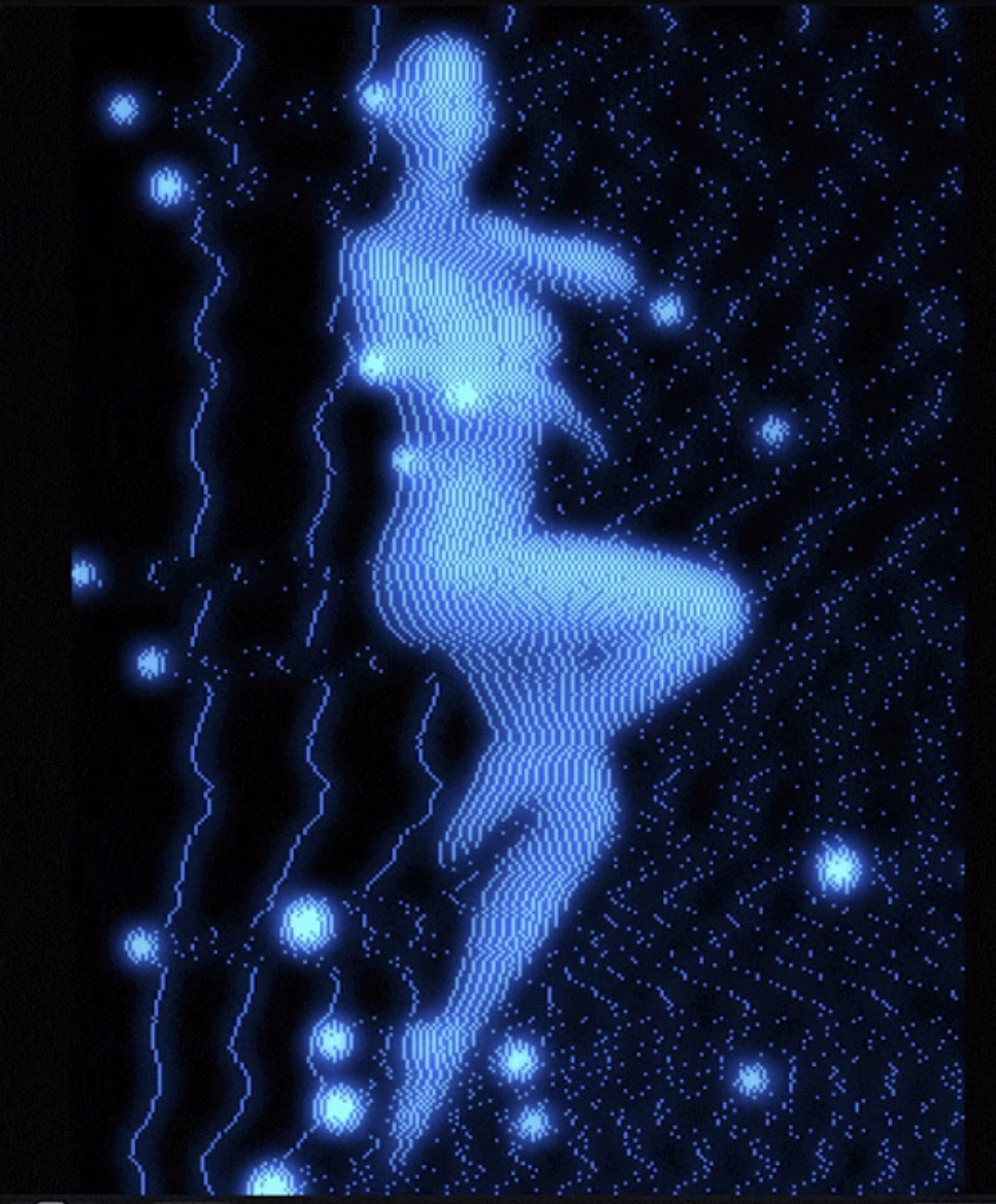 Radar chart showing multi-dimensional body data across therapy goals